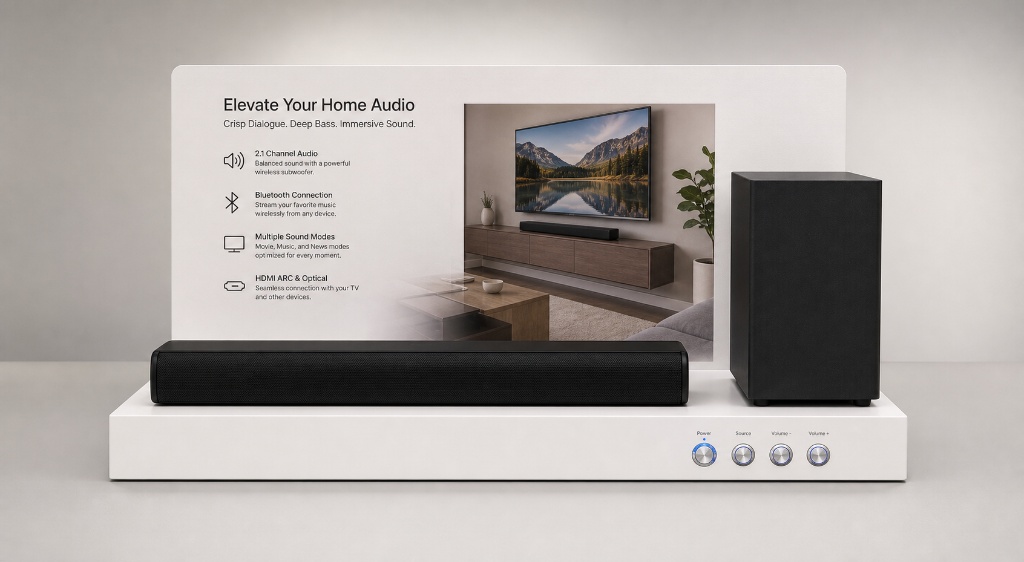 Soundbar Demo Kit — 사운드바 전시 솔루션