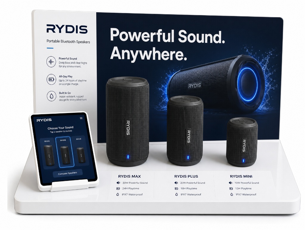 Portable Speaker Kit — 포터블 스피커 인터랙티브 키트